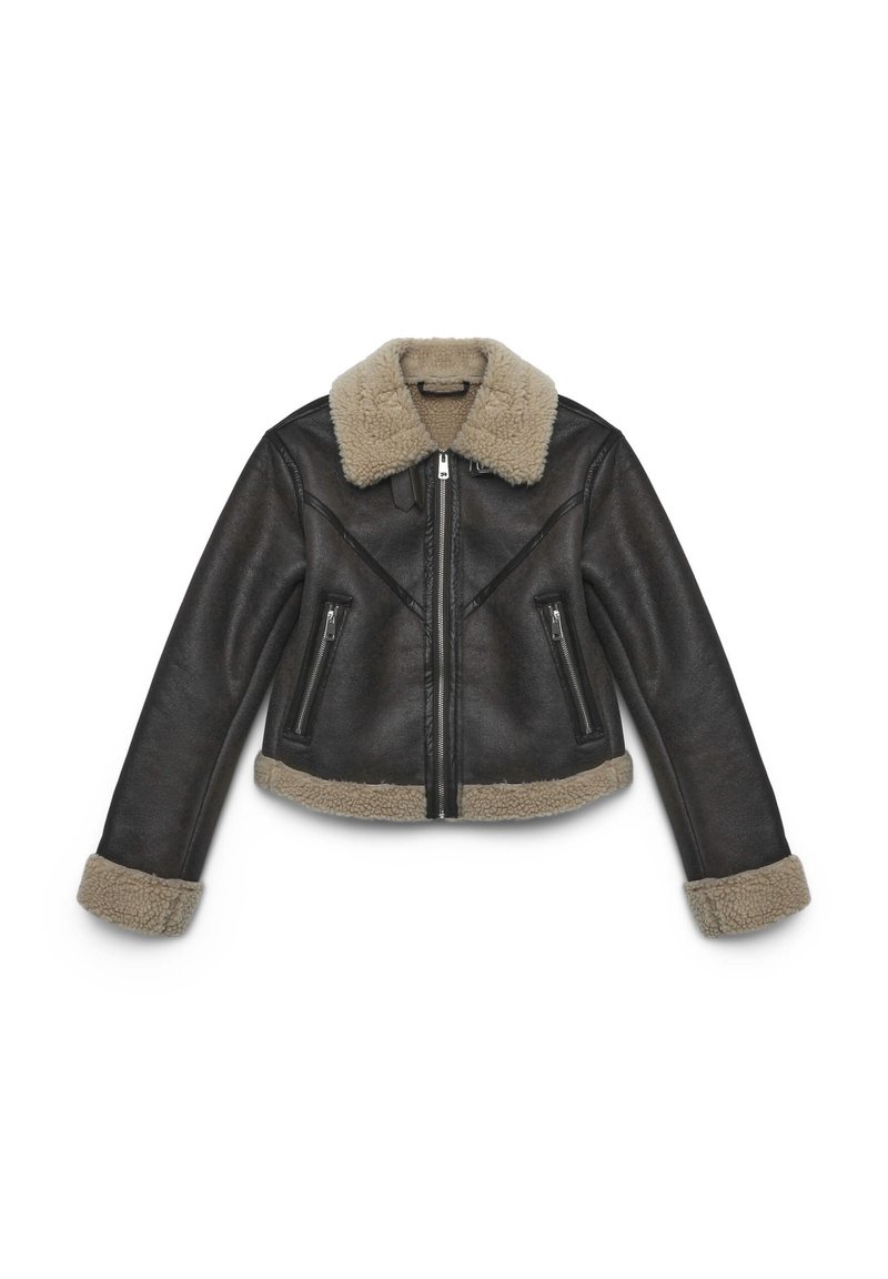 Calliope Giacca in similpelle - marrone scuro