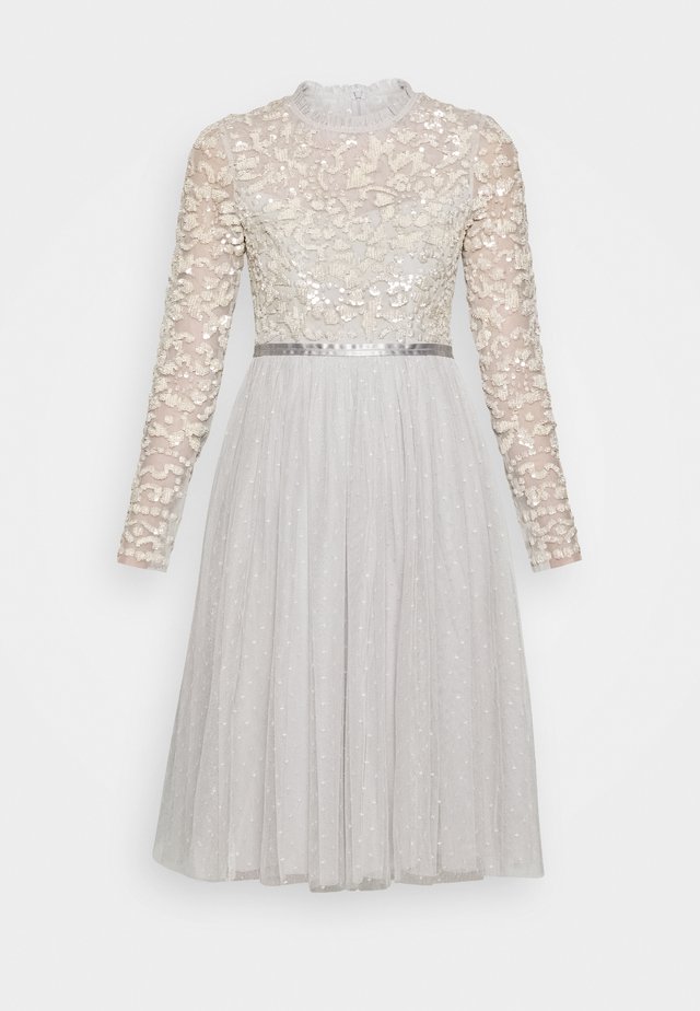 TEMPEST BODICE MIDI DRESS - Cocktailjurk - frost blue/champagne