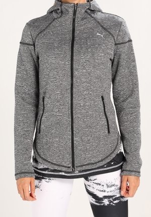 Puma Felpa con zip - dark grey