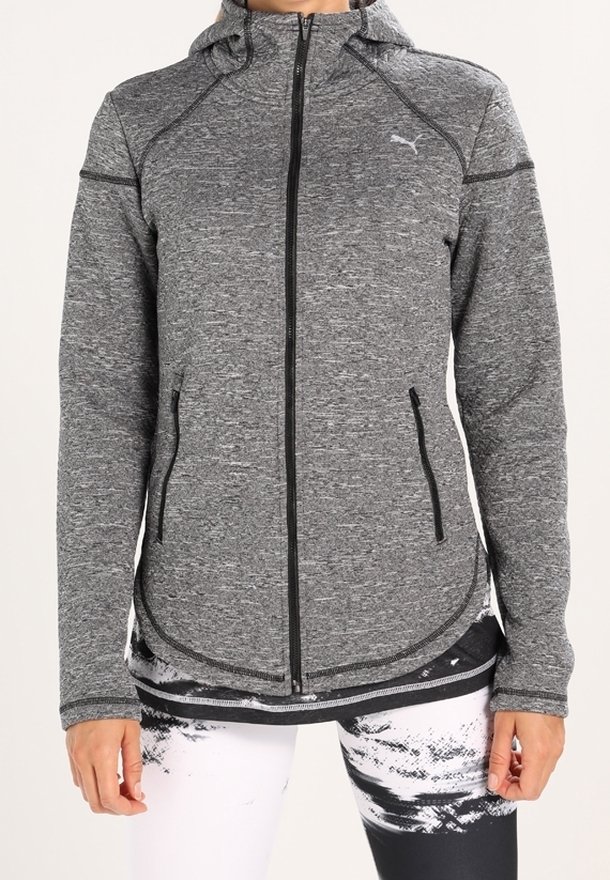 Puma Sudadera con cremallera - dark grey