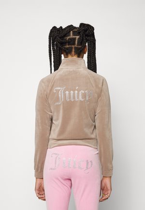 Sweat zippé - light brown