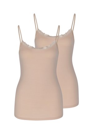 2ER PACK SPAGHETTI  - Unterhemd/-shirt - nude