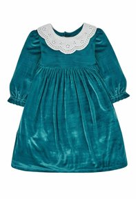 JoJo Maman Bébé SCALLOP COLLAR REGULAR FIT - Rochie cocktail/Rochie petrecere - teal