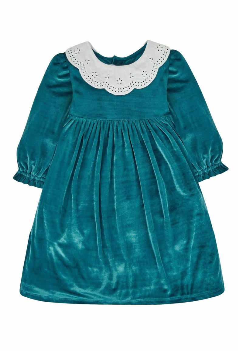 JoJo Maman Bébé SCALLOP COLLAR REGULAR FIT - Rochie cocktail/Rochie petrecere - teal