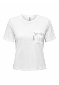 ONLY DETAILREICHES - T-shirts print - cloud dancer