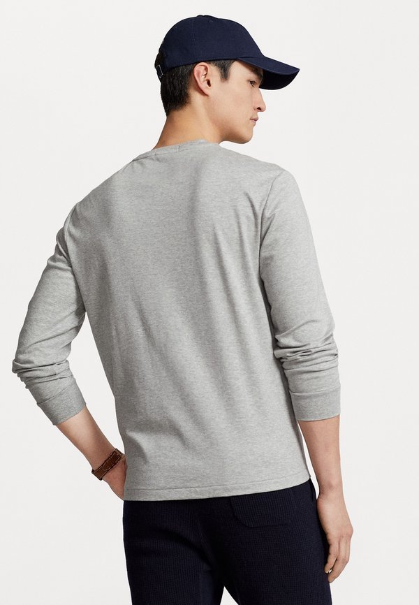 CUSTOM SLIM FIT SOFT COTTON T-SHIRT - Long sleeved top - andover heather2