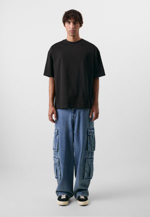 TAKEDA UNISEX - Darba apģērba stila džinsi - bright blue