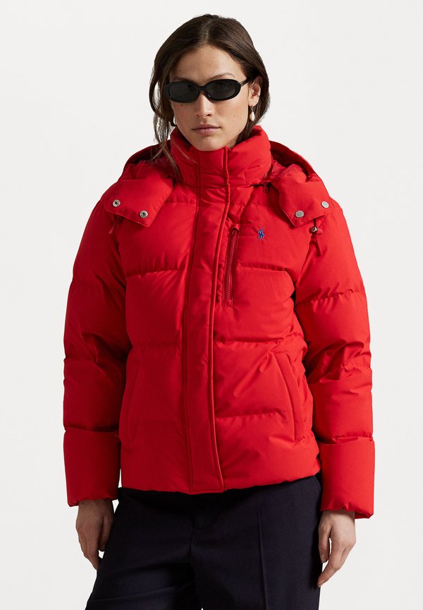 QUILTED HOODED DOWN JACKET - Down jacket
