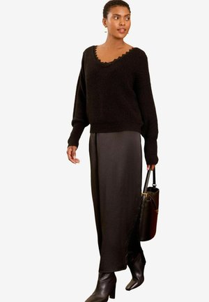 REGULAR FIT - 2IN1  - Maxi šaty - black