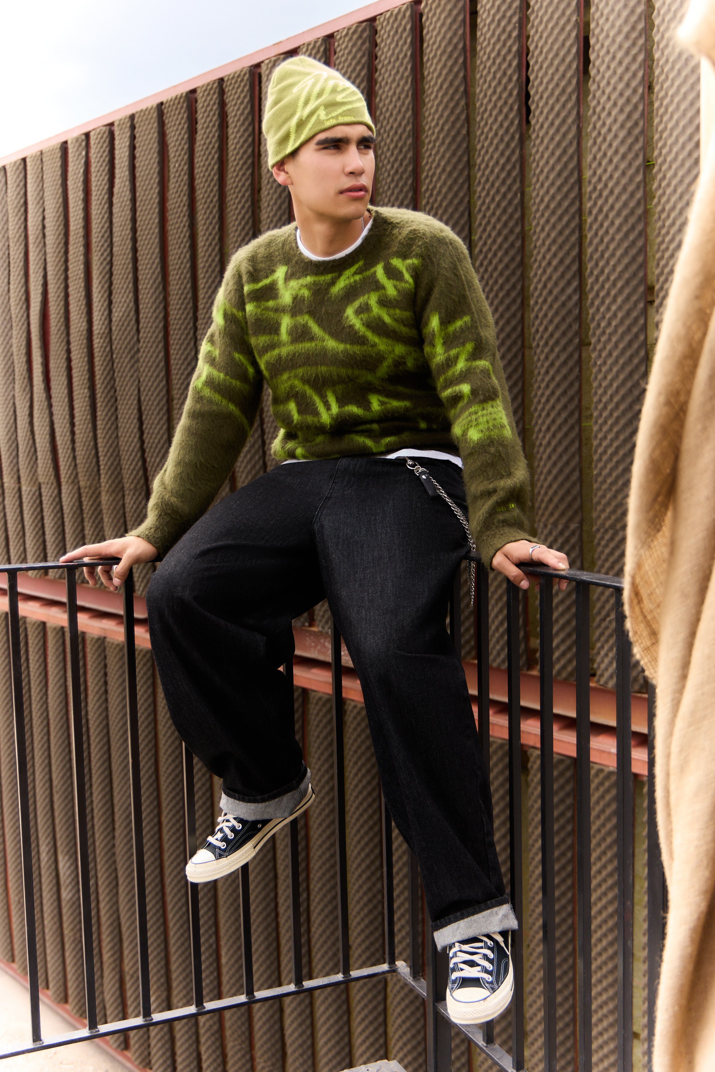 iets frans REMI GRAFFITI UNISEX - Jumper - green - Zalando.co.uk