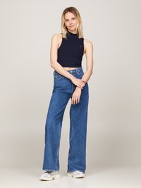 Tommy Jeans MOCKNECK TANK - Top - dark night navy