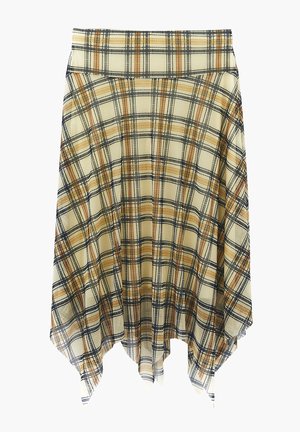 OXXO, OXXO ASYMMETRIC MIDI SKIRT - A-lijn rok - plaid comb