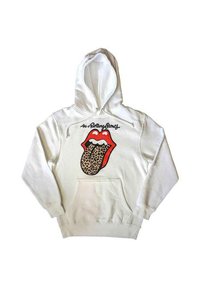 Paradiso Clothing THE ROLLING STONES LEOPARD TONGUE - Hoodie - white