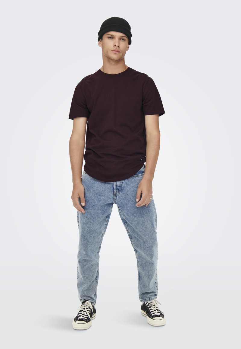 Only & Sons T-shirt basic bordeauxrood Only & Sons T-shirt basic bordeauxrood