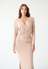 LEIMANN Vestito di maglina - beige