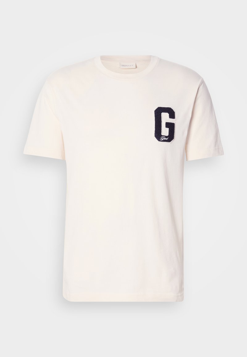 Gant T-shirt print zandkleur
