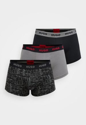 TRUNK TRIPLET DESIGN 3 PACK - Bokserit - black/grey