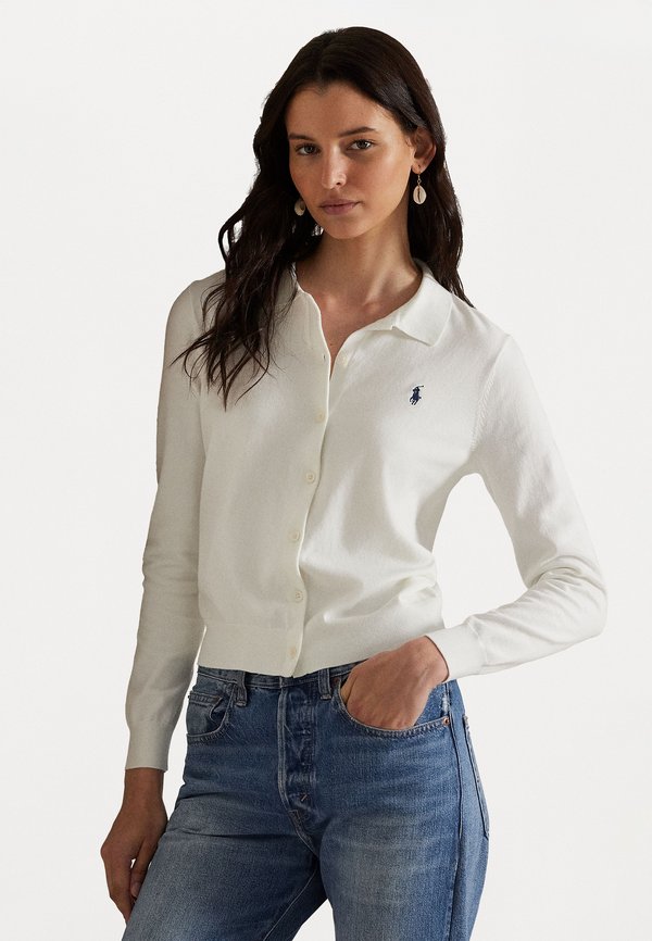 POLO COLLAR BUTTONED CARDIGAN - Cardigan3