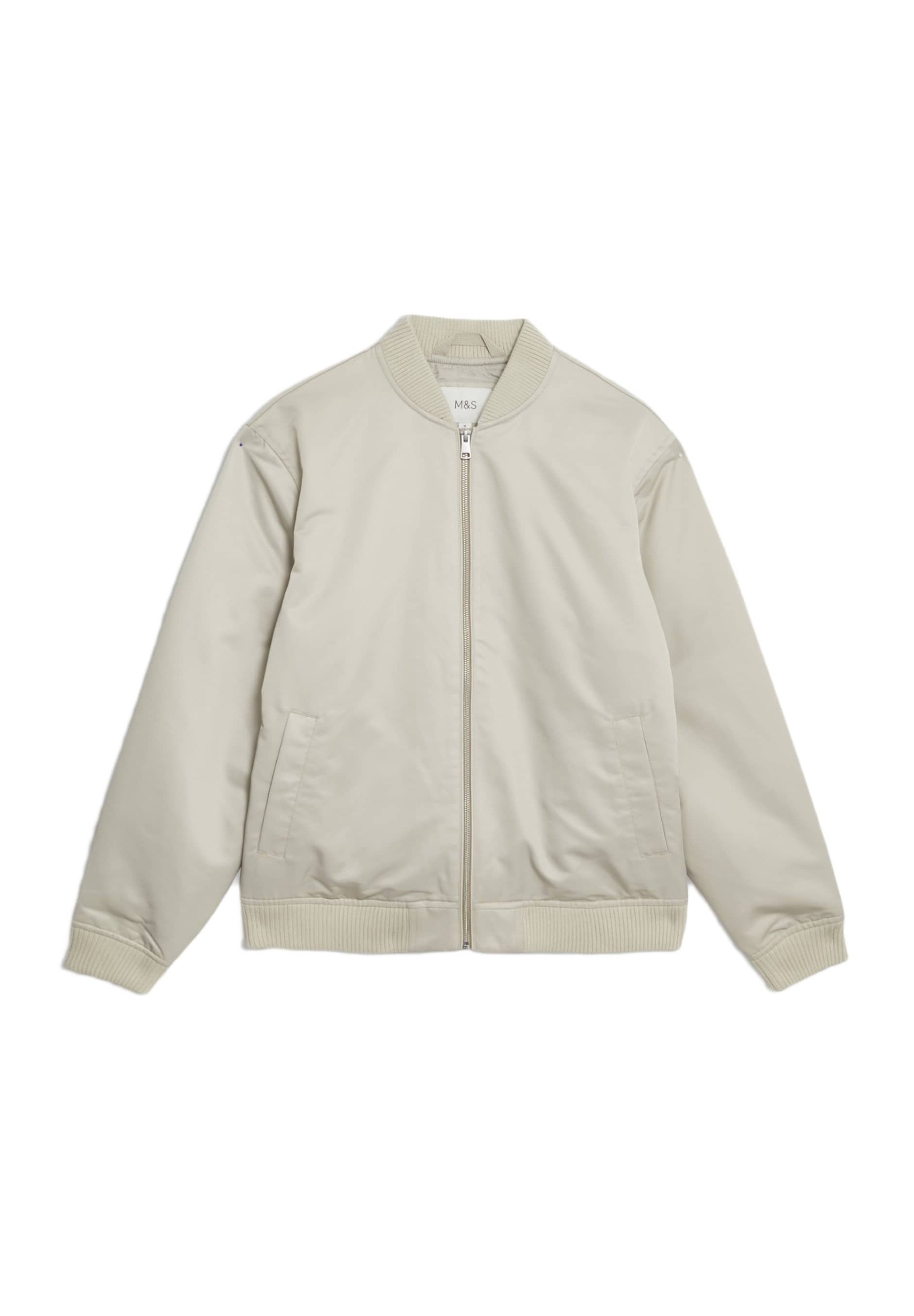 Marks & Spencer Satin Finish - Bomber Jacket - stone - Zalando