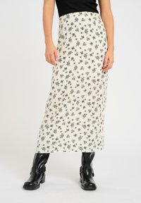 Gestuz - SANVIE SKIRT - Maxinederdele - egret flower Miniaturebillede 1