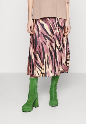 A-snit nederdel - brown