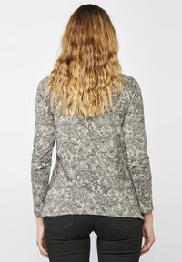 Koroshi FLORAL - Langarmshirt - gris