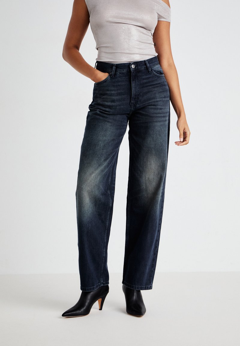 Weekday RAIL MID LOOSE - Jean droit - deep ocean blue