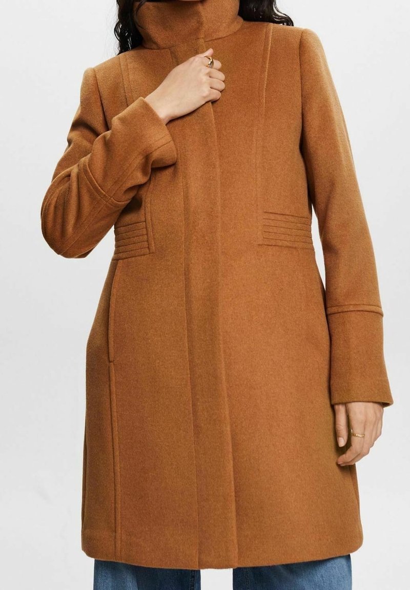 Esprit Collection Halflange jas - cognac