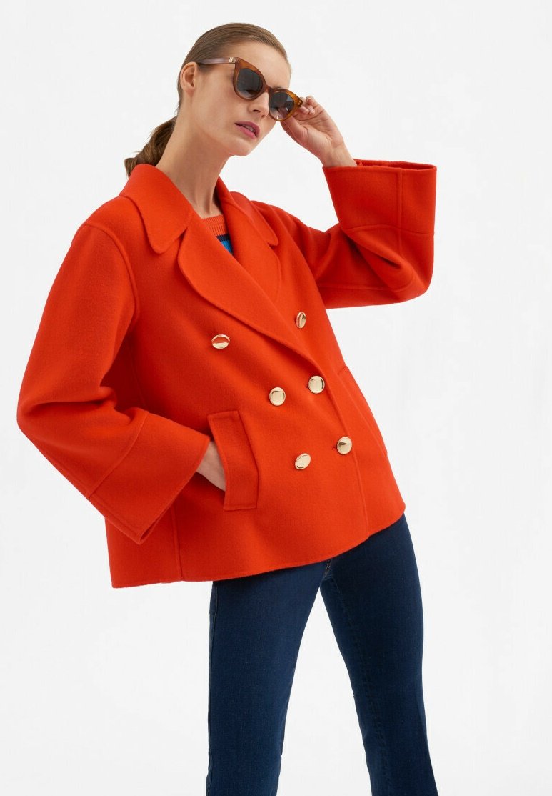 Luisa Spagnoli Cappotto corto - rosso - Zalando.it