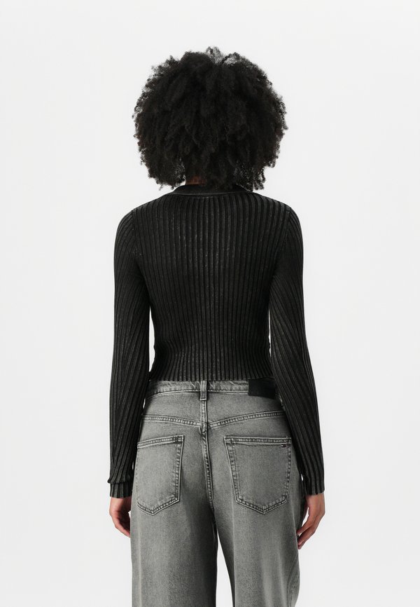 SHIRRED TIE CARDIGAN - Cardigan2