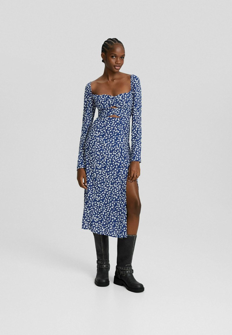 Bershka Jurk koningsblauw Bershka Jurk koningsblauw