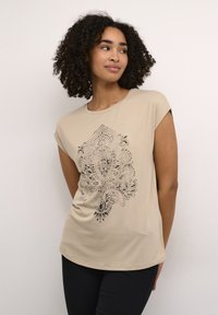Kaffe KAMALLY - T-shirts print - feather gray