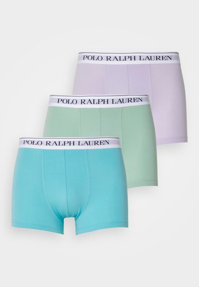 Polo Ralph Lauren TRUNK 3 PACK - Ozke boksarice - celadon/turquoise/purple