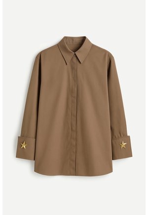 Touché Privé WITH WIDE CUFF - Overhemdblouse - mink