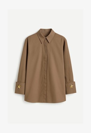 Touché Privé WITH WIDE CUFF - Overhemdblouse - mink