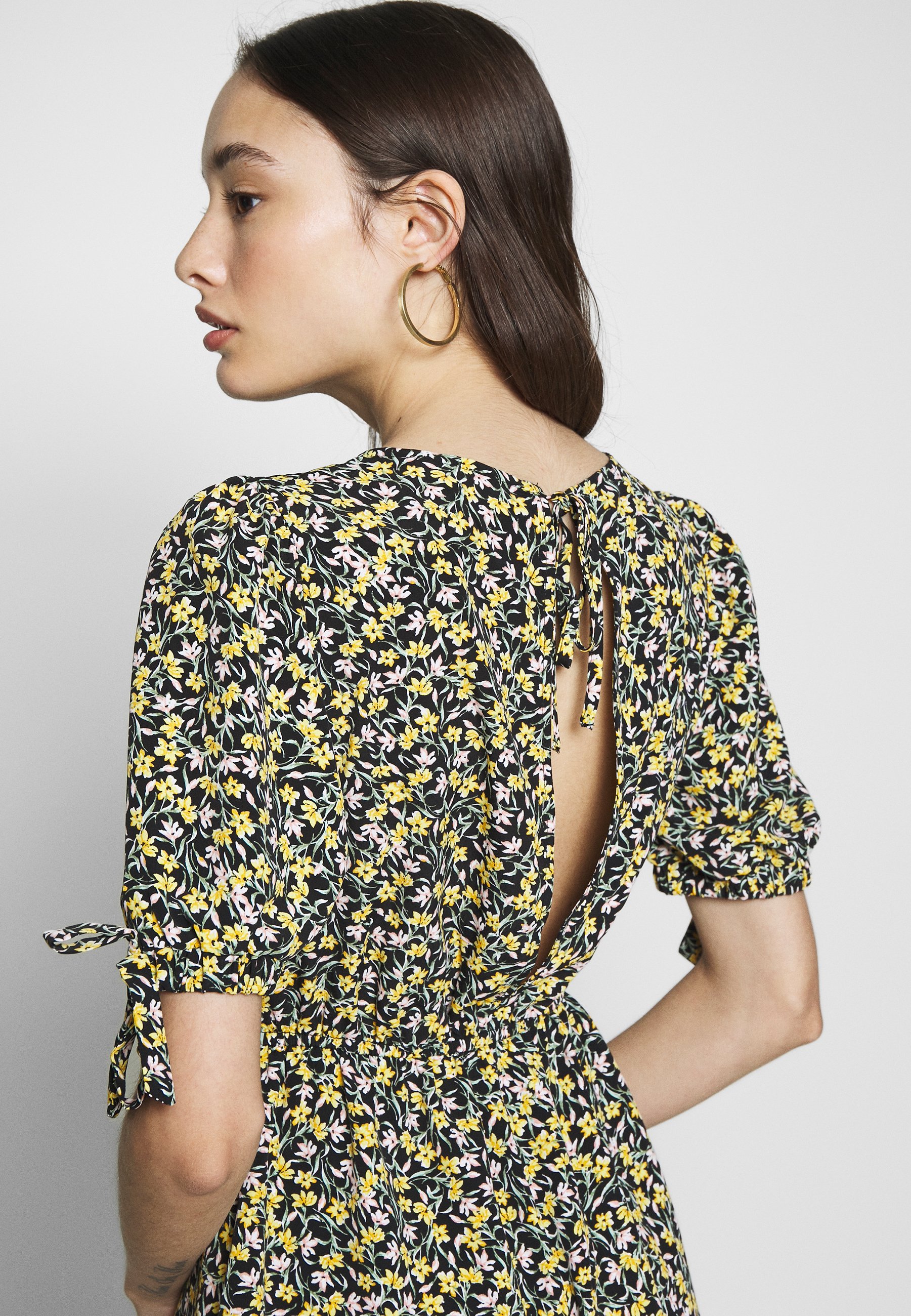 miss selfridge ditsy jumpsuit