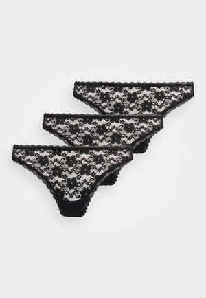 BASIC 3 PACK - Chilot brazilian - jet black