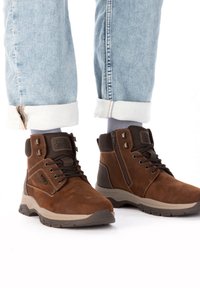 Rieker - Botki sznurowane