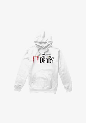 Cotton Soul, WELCOME TO DERRY LOGO - Kapuzenpullover - white