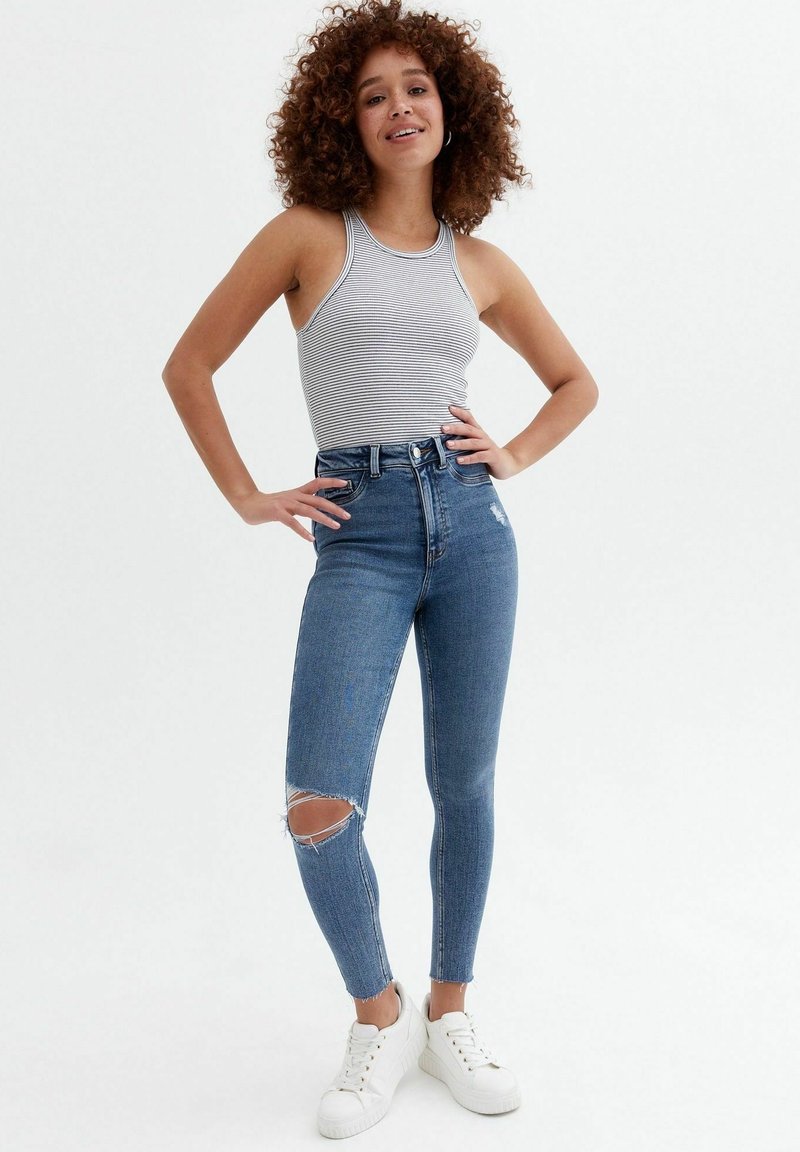 New Look Jeans Skinny Fit blauw