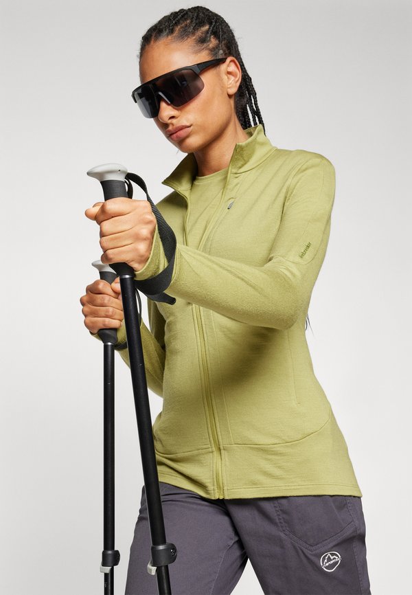 MID WEIGHT QUANTUM ZIP - Fleece jacket - olive2