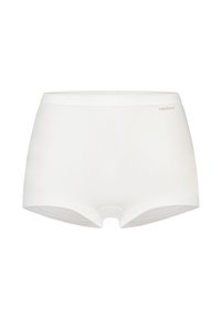 Witte katoenen hipster onderbroek met een gladde tailleband en subtiele logodetail. Beschikt over een klassieke snit en een zachte textuur.