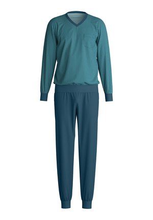 Calida, STREAMLINE BÜNDCHEN-SET - Pyjama set - deep petrol