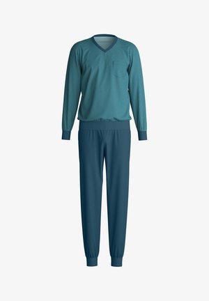 Calida, STREAMLINE BÜNDCHEN-SET - Pyjama set - deep petrol