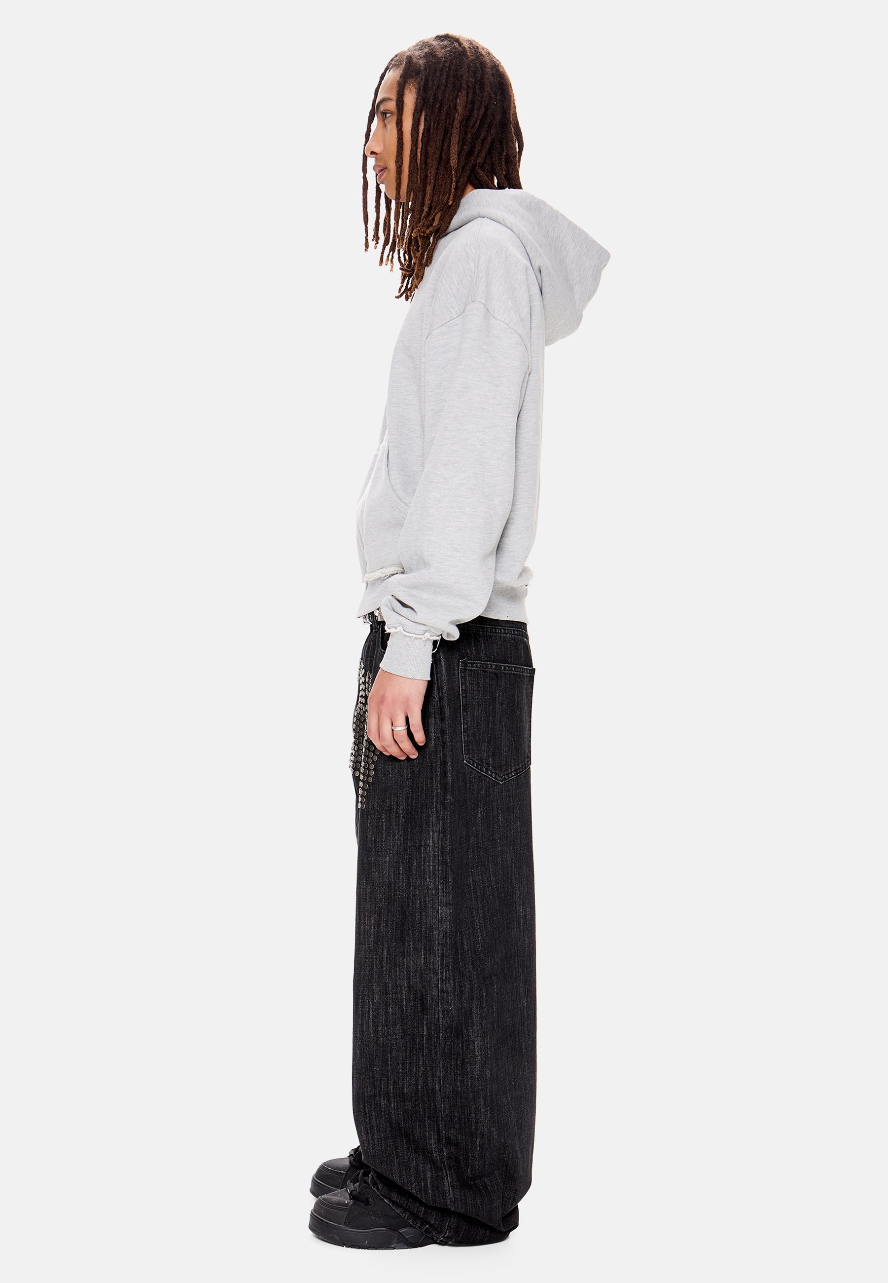 Jaded London COLOSSUS UNISEX - Baggy Jeans - black - Zalando.co.uk
