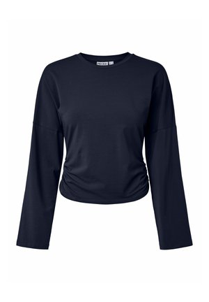 Pieces, OBERTEIL MIT LANGEN ÄRMELN PCALLI - T-shirt à manches longues - maritime blue