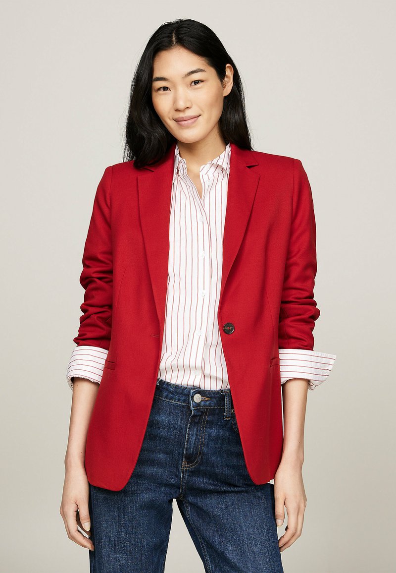 Tommy Hilfiger CORE REGULAR - Blazer - dark magma