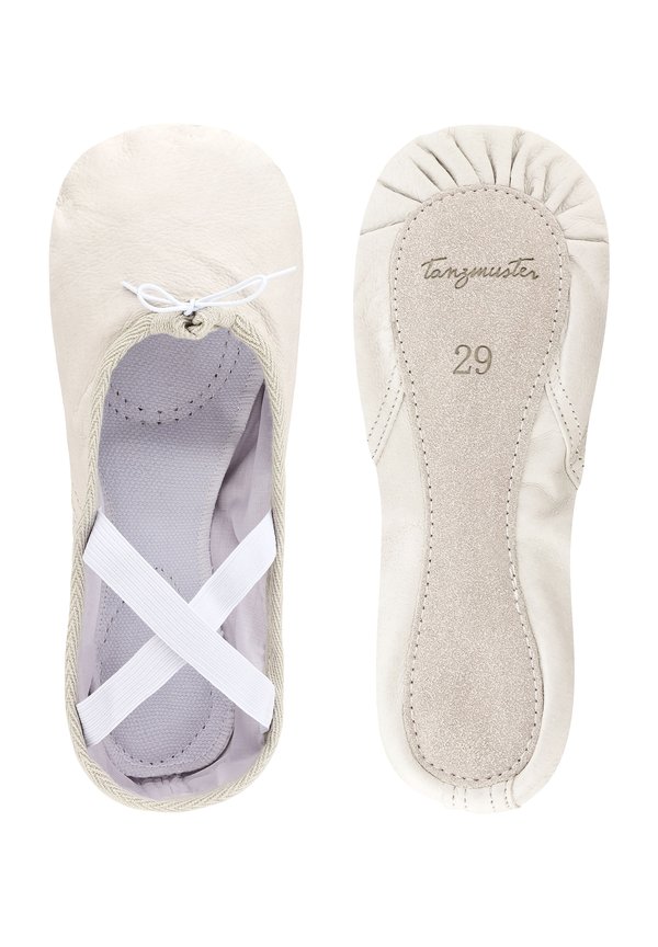 BALLETTSCHUHE SASHA GANZE SOHLE – Tanzschuh – steinweiß