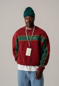 BLKVIS SCRIPT CREWNECK UNISEX - Collegepaita - merlot