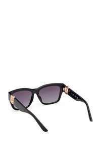 Guess INIETTATO - Aurinkolasit - nero lucido grigio fumo sfumato